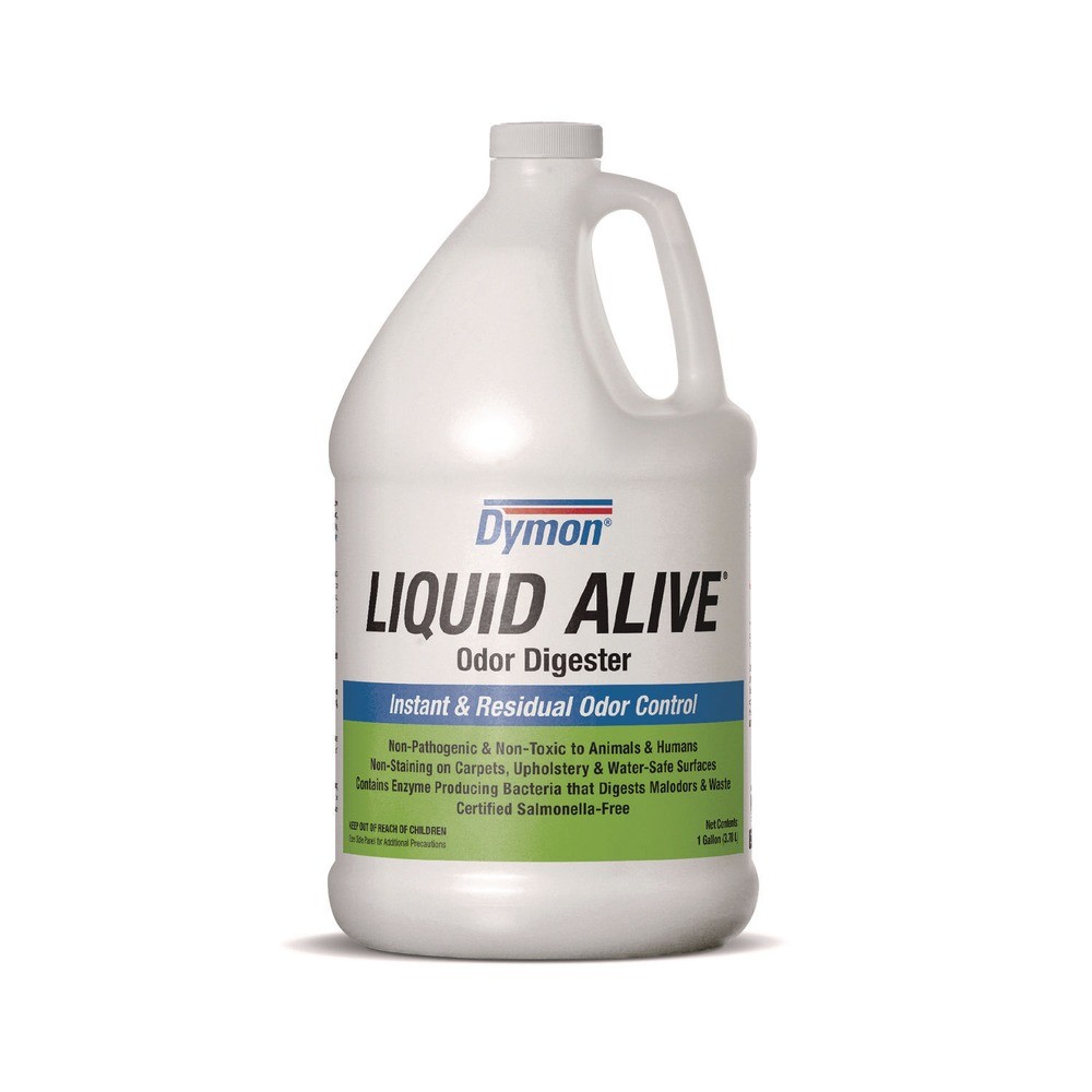 Dymon 33601 Liquid Alive 1 Gallon Bottle Odor Digester (4/Carton) New