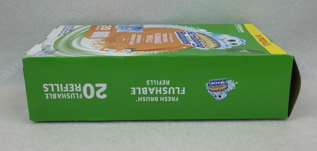 Scrubbing Bubbles Fresh Brush Toilet Cleaning System Citrus 20 Flushable Refill.