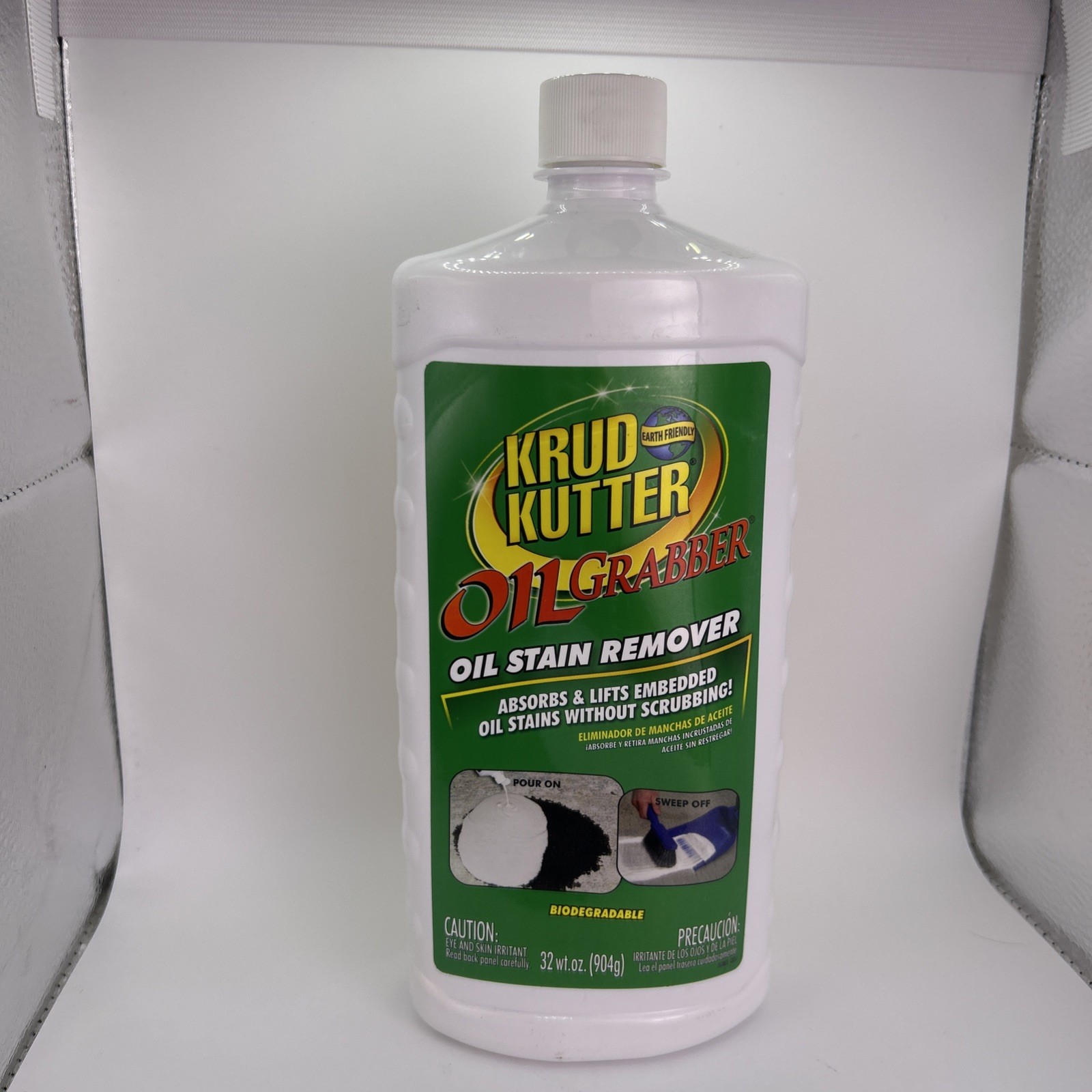 Krud Kutter Oil Grabber Stain Remover Absorbs Lifts Stains Biodegradable 32oz