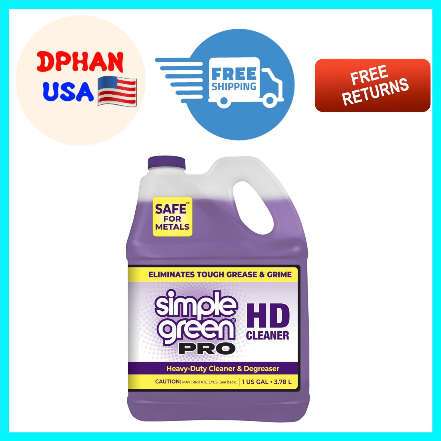 Versatile Pro HD 1 Gallon Heavy-Duty Cleaner for Automotive and Industrial Use