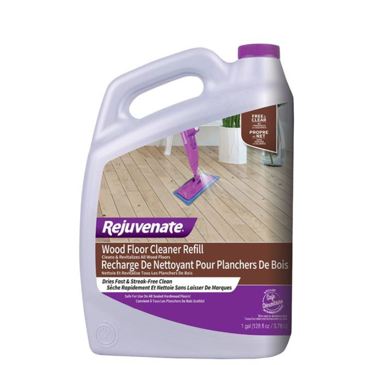 Rejuvenate Wood Floor Cleaner Refill 128 Fl Oz Streak Free Hardwood Cleaner