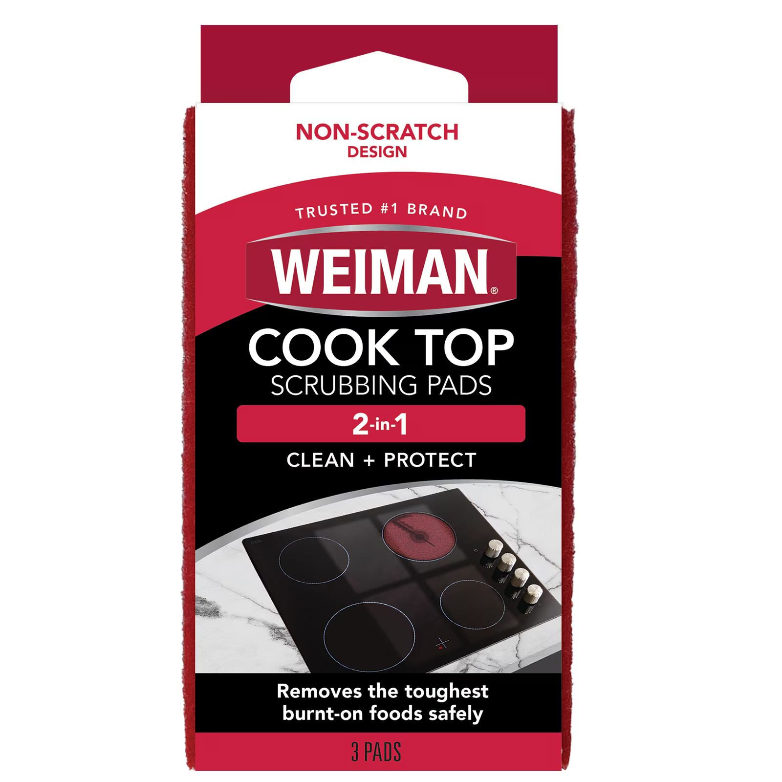 Cook Scrubbing Pads 2-in-1 Clean and Protect, 3 Count