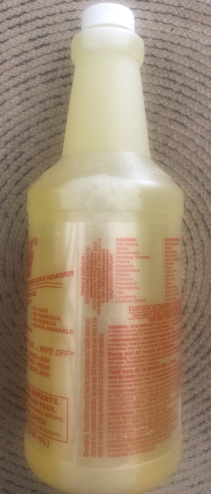 LA’s Totally Awesome /All-Purpose Concentrated Cleaner & Degreaser/ 32 Fl. Oz