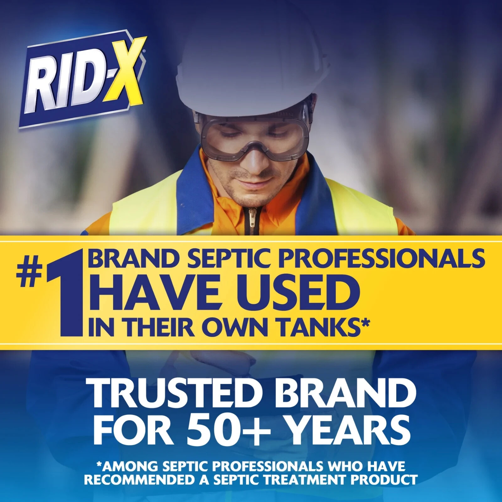 RID-X Septic Tank Treatment, 3 Month Supply Of Powder, 29.4oz, 100% Biobased