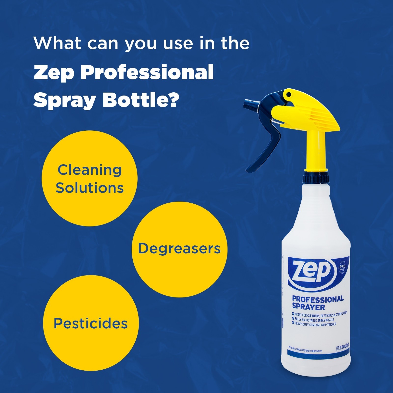 Zep 32-oz Plastic Professional Spray Bottle Spray trigger only