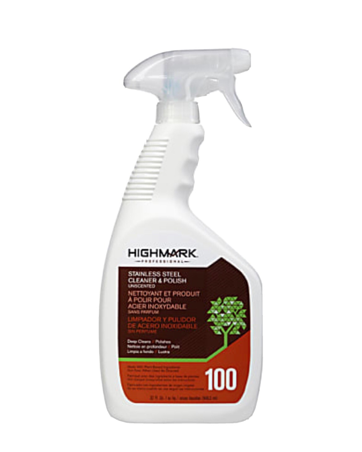 HIGHMARK Professional Stainless Steel Cleaner & Polish, Plant Based, Non-Toxic