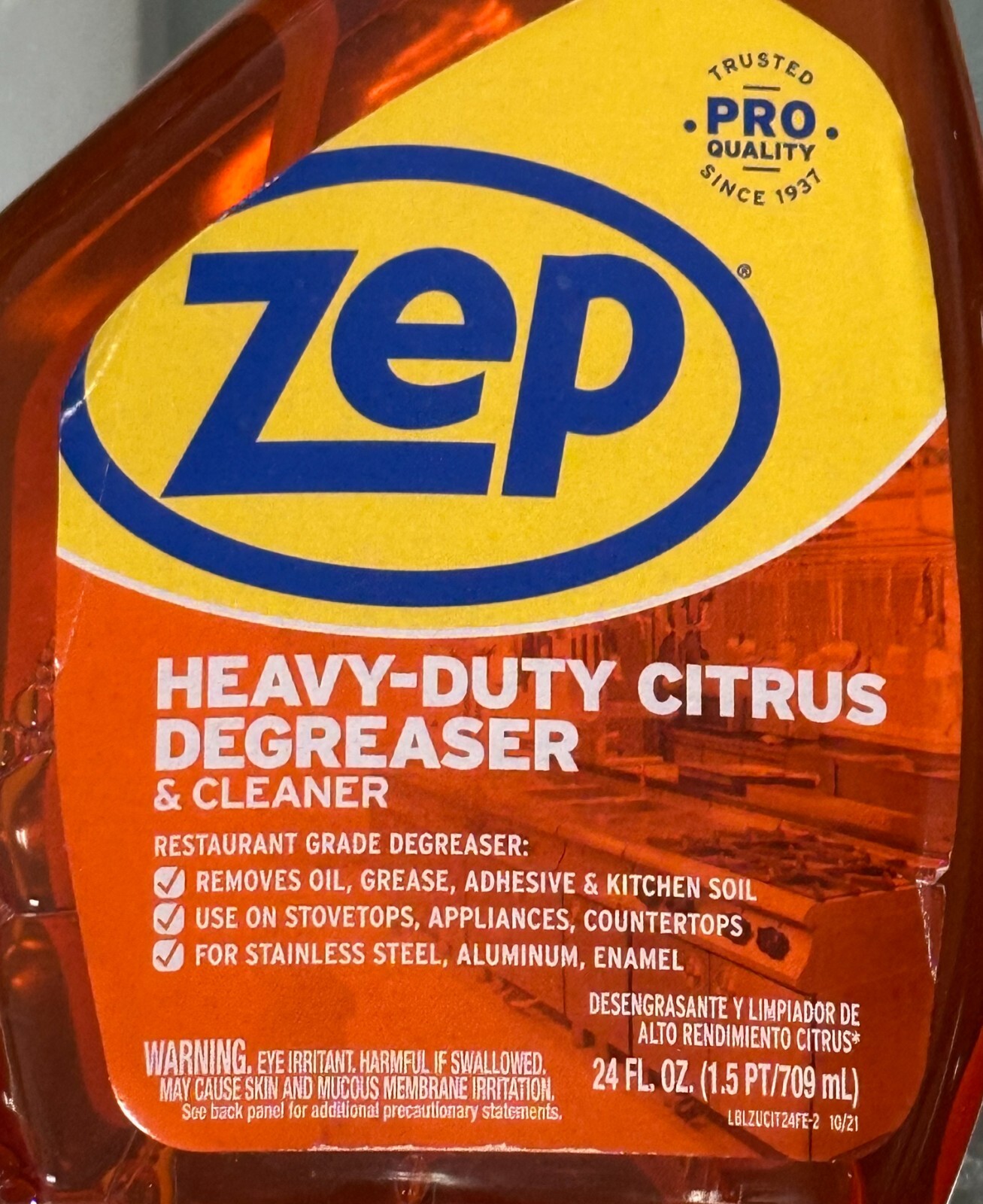 (2-Pack) Zep HEAVY DUTY Restaurant Grade PRO Quality KITCHEN DEGREASER & CLEANER