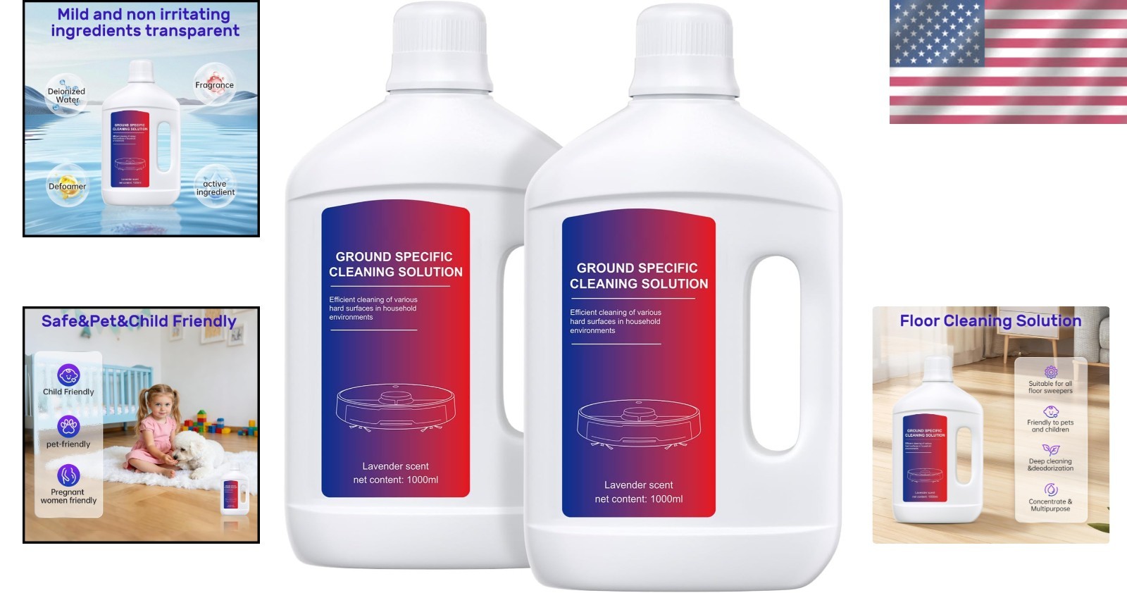 Compatible with Dreame Vacuum – Lavender Cleaning Solution