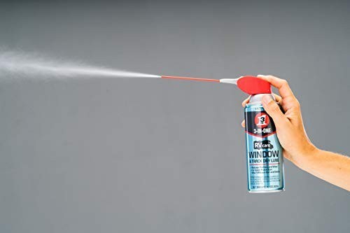 3-in-1 RV Window & Track Dry Lube, Dual Spray Nozzle, 10 oz – 6 Pack for Easy Us