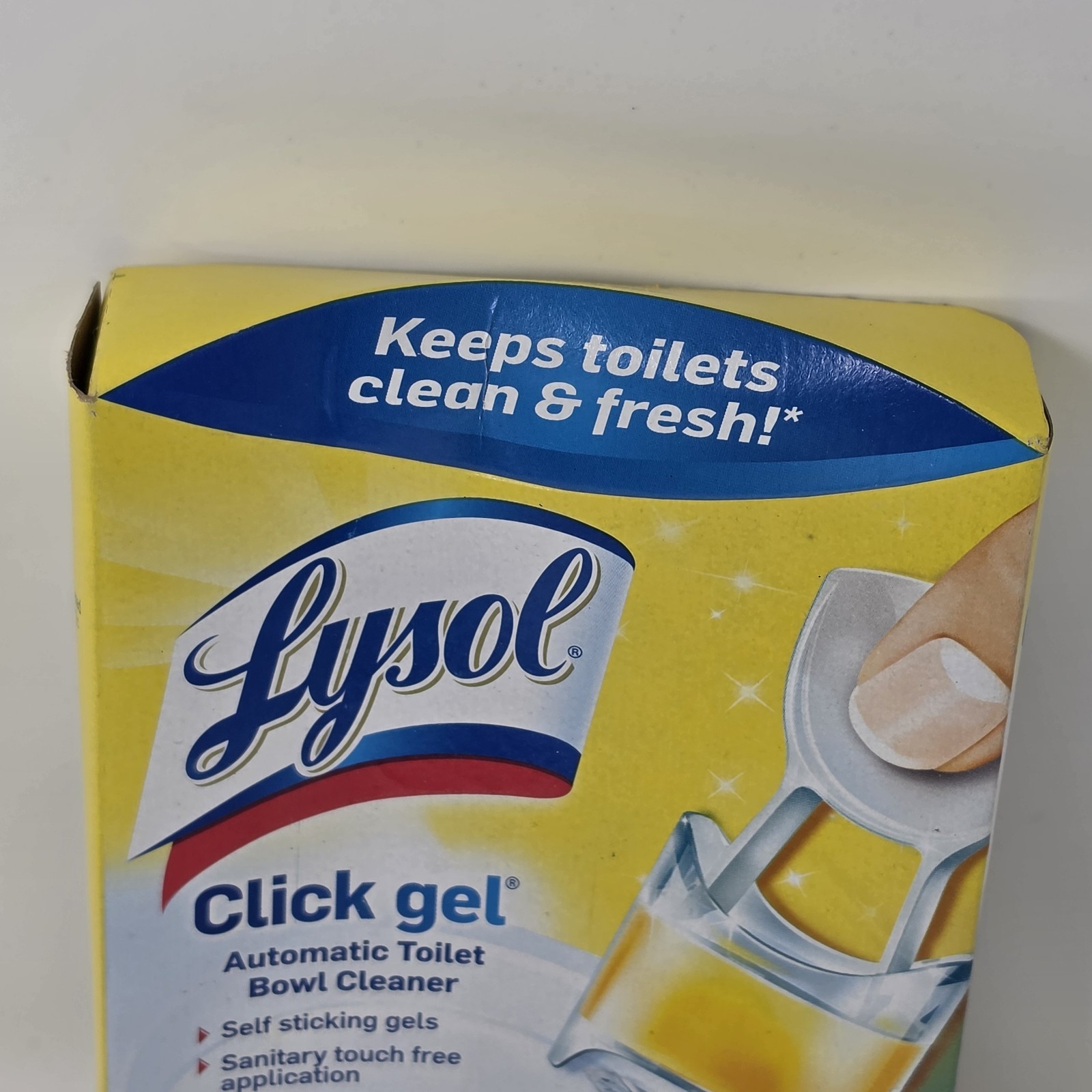 2016 Sealed Lysol Click Gel Automatic Toilet Bowl Cleaner ~ Citrus Scent 4 Count