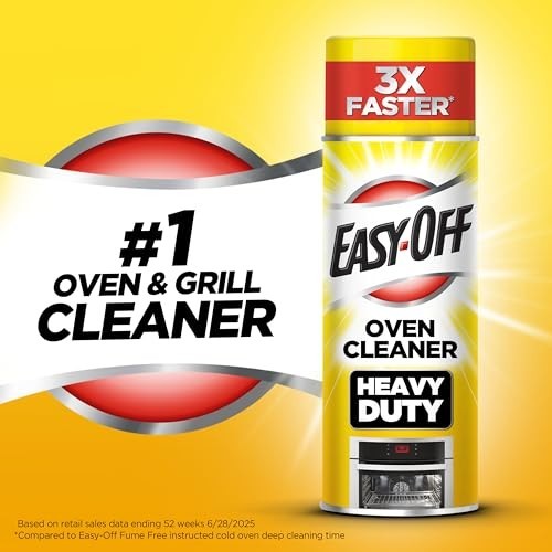 Easy-Off Heavy Duty Oven Cleaner Foam, Removes Grease & Burned-On Food, For Oven