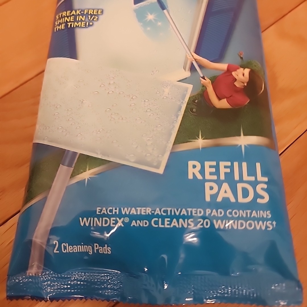 Windex Outdoor All-in-one Glass Cleaning Tool Refill Pads DISCONTINUED HTF NEW