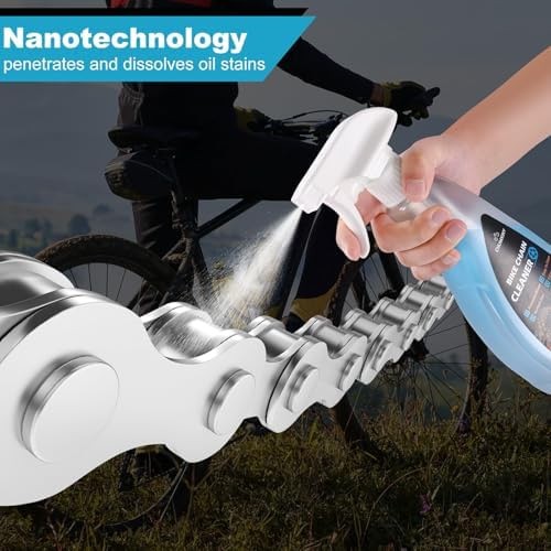CHUMXINY Bike Chain Degreaser, 17 fl oz Spray Non-foaming Design for MTB/Grav…