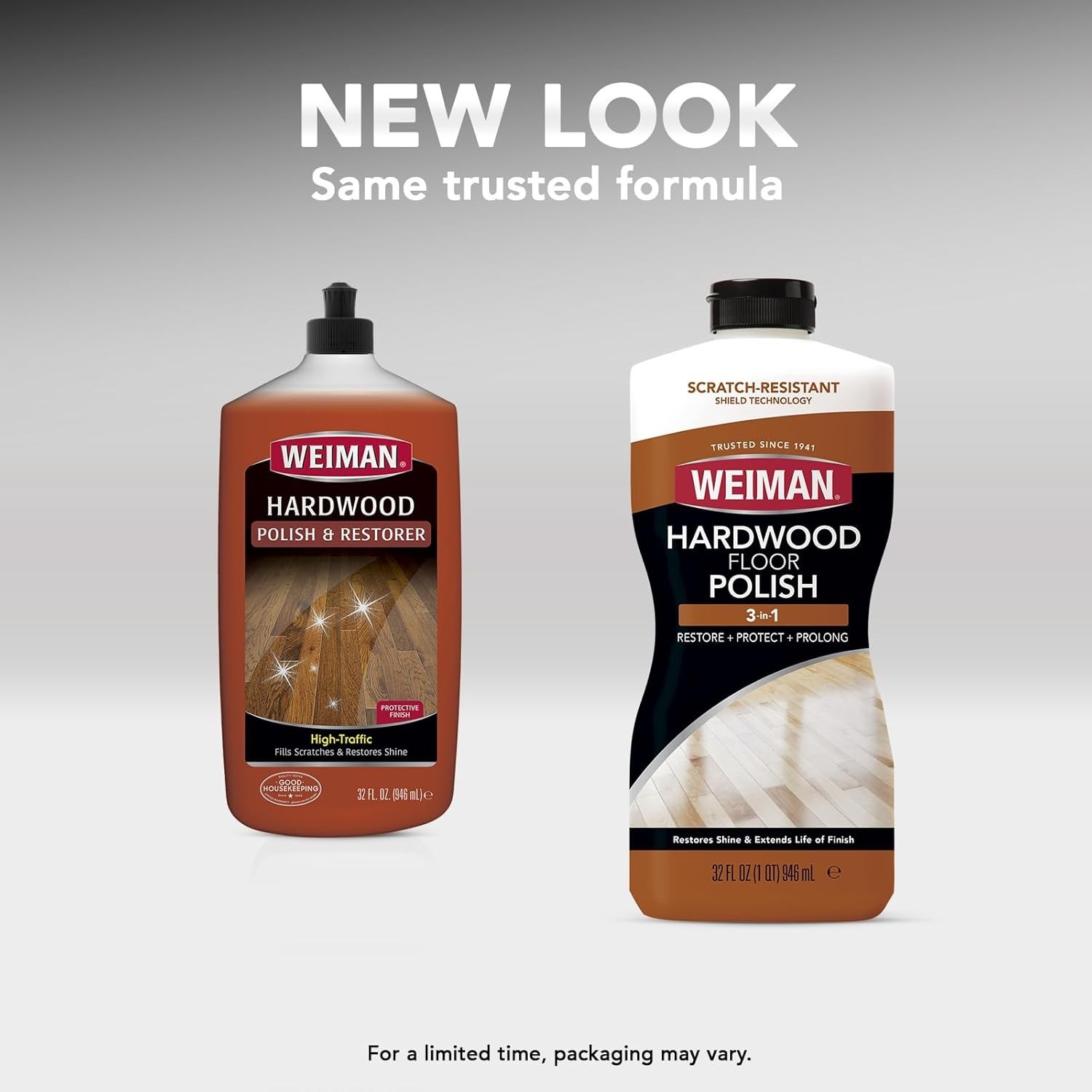 3PC Wood Floor Care Bundle – 32 Oz Restorer with Natural Shine & Scratch Repair
