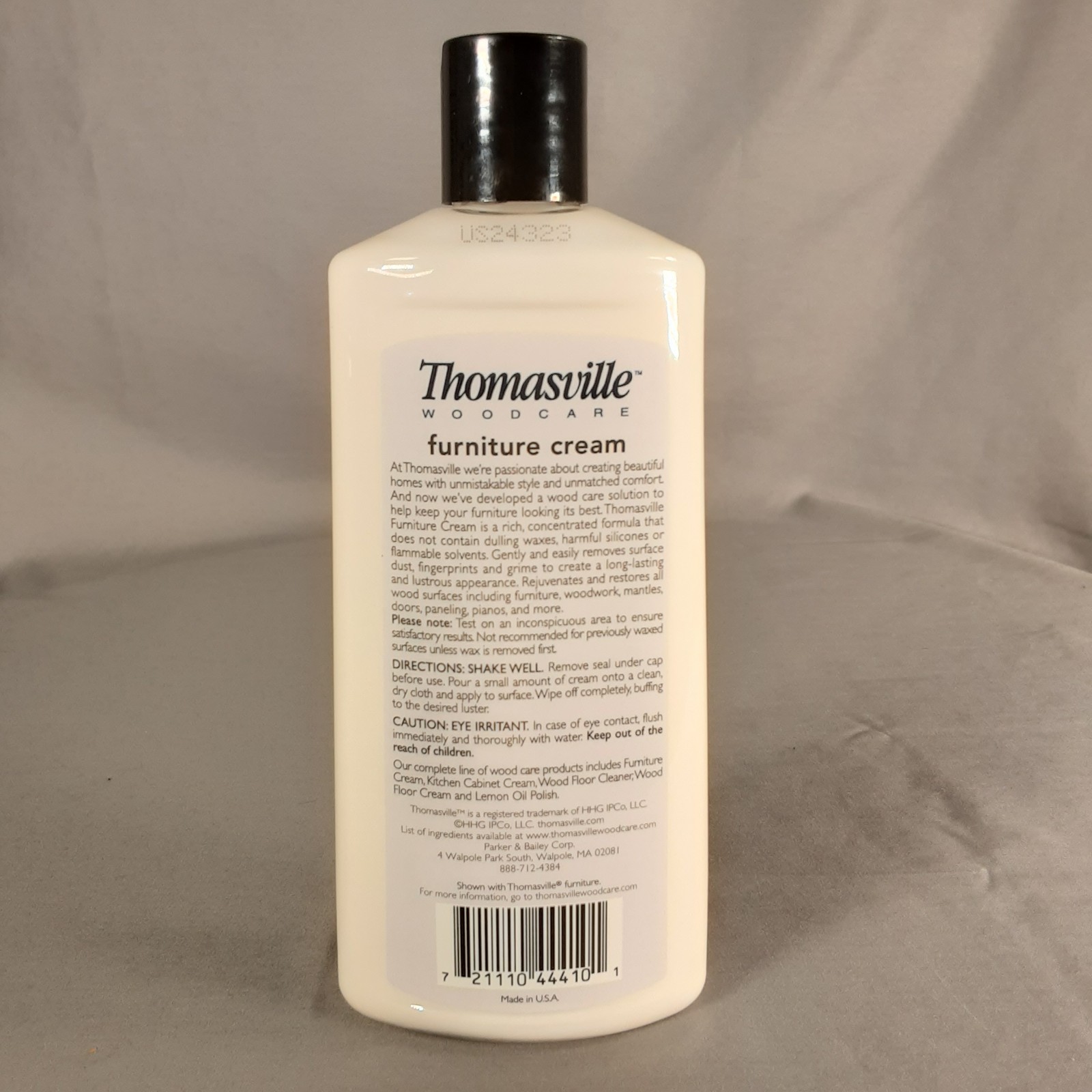 NEW Thomasville Furniture Cream Wood Polish Cleaner 12oz Cleans Protects No Wax