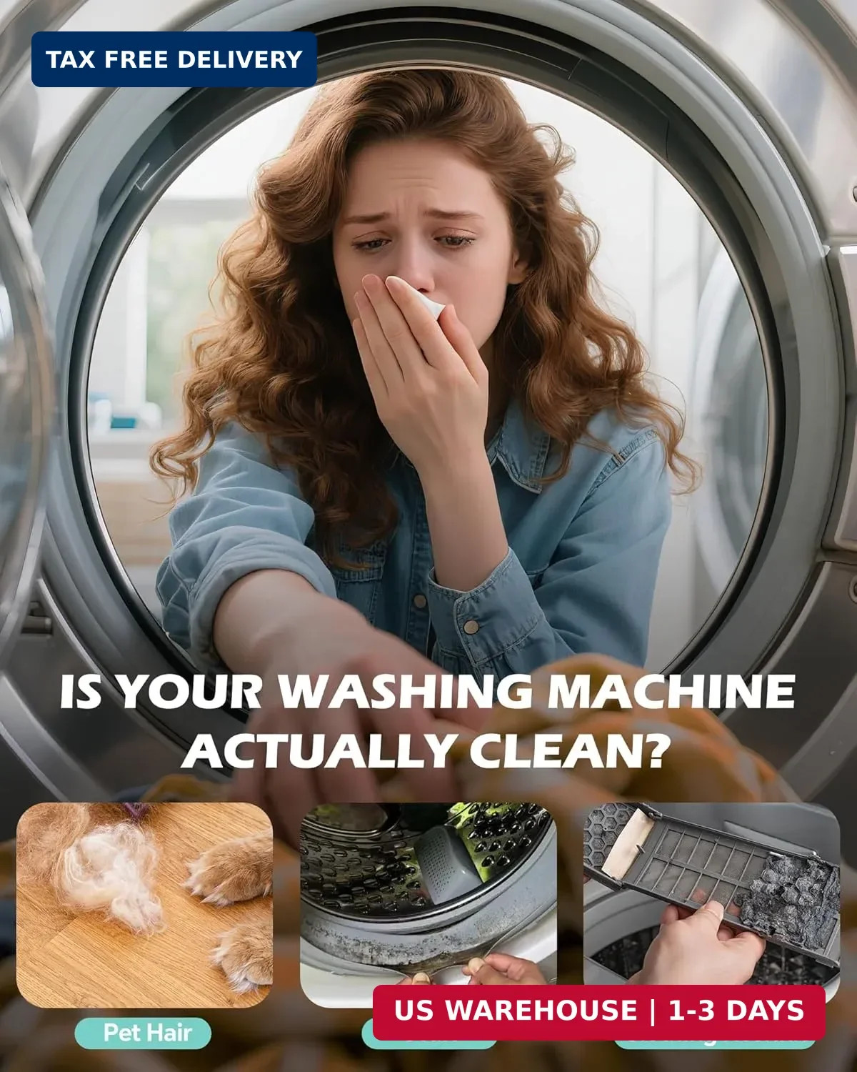 Washing Machine Cleaner Tablets: 40% Stronger Cleaning Power, Deep Cleaning Tabl