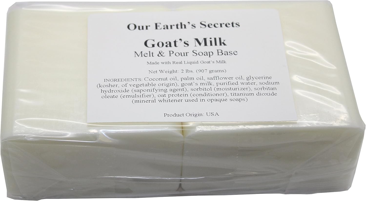 Goats Milk – 2 Lbs Melt and Pour Soap Base