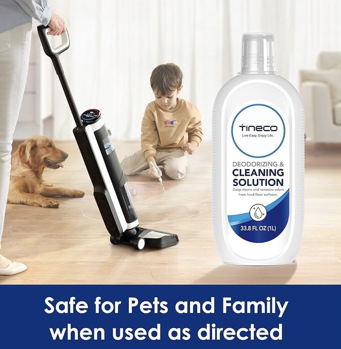 Tineco Deodorizing Cleaning Solution 33.8 fl oz Deep Cleans Hard Floors 2-Pk New