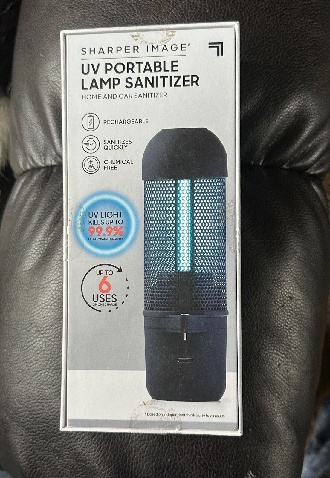 Sharper Image Portable Lamp Sanitizer – Rechargeable