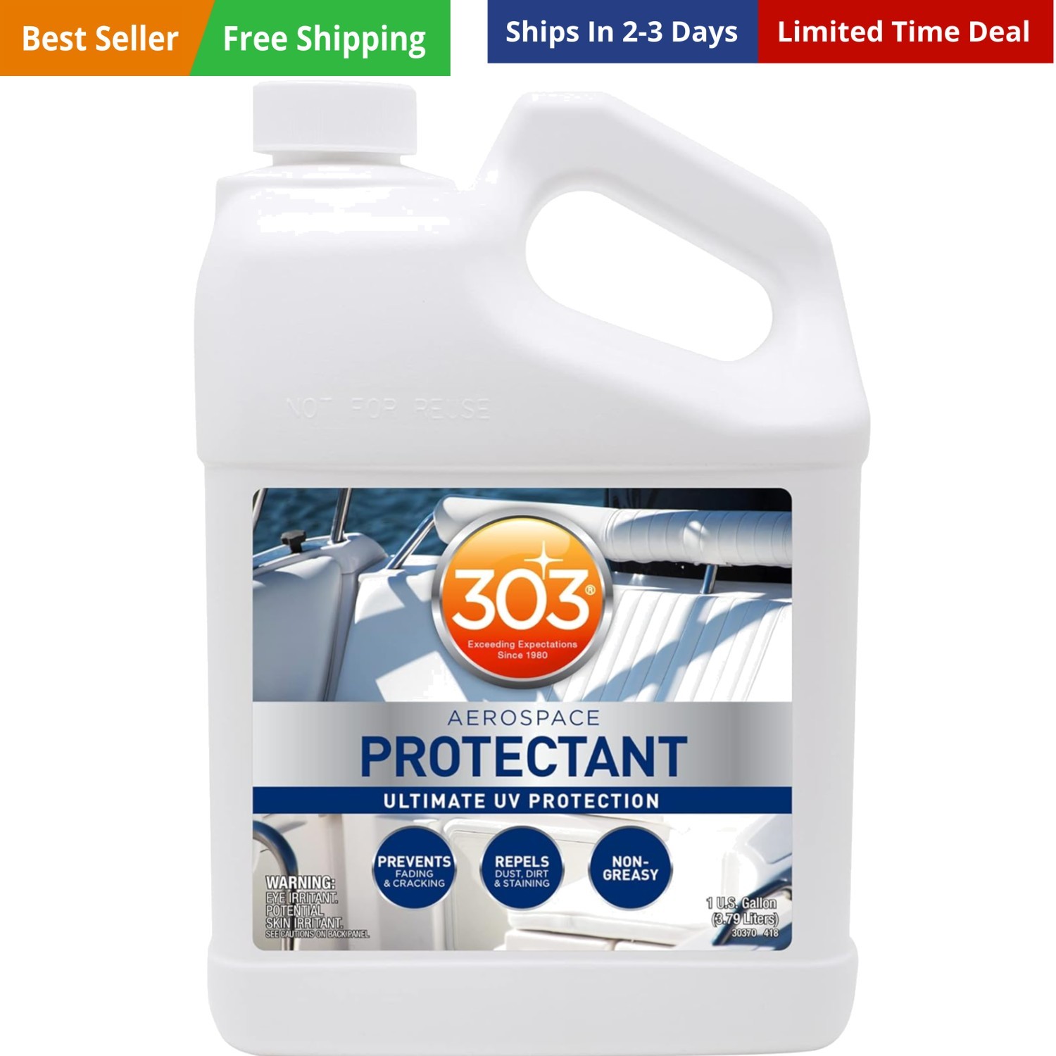 Marine Aerospace Protectant Spray – UV Protection, Repels Dust, Dirt, & Stain…