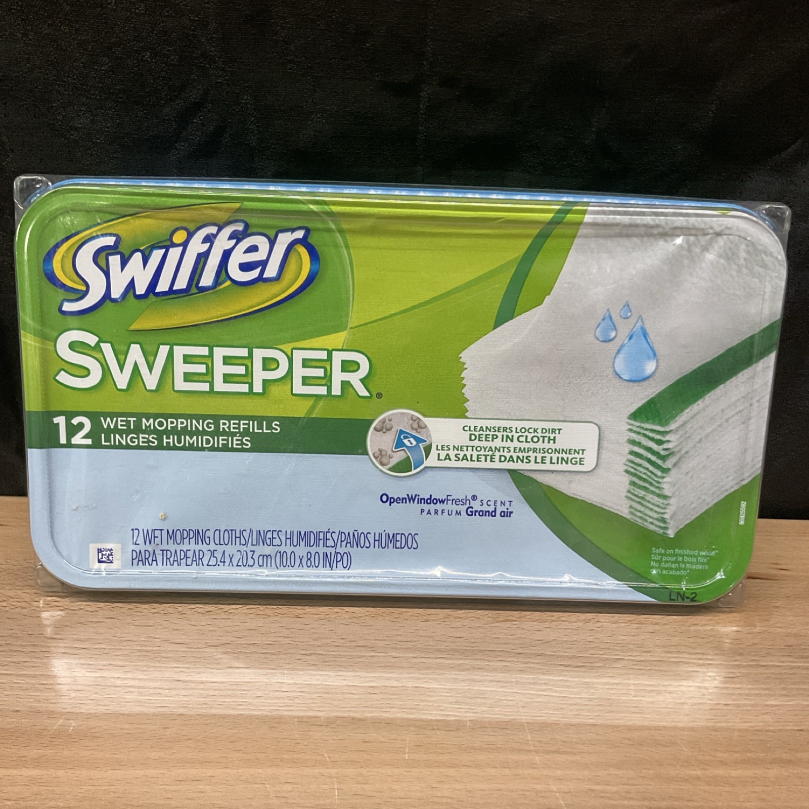 Swiffer Mop Refill Pads 12 Pack Open Window Fresh Scent for Hard Floor
