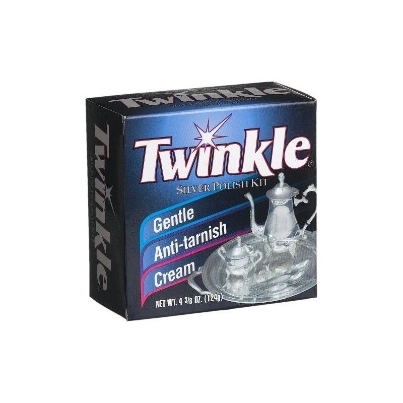 Twinkle Silver Polish Kit, Gentle Anti-Tarnish Cream 4.38 Oz.