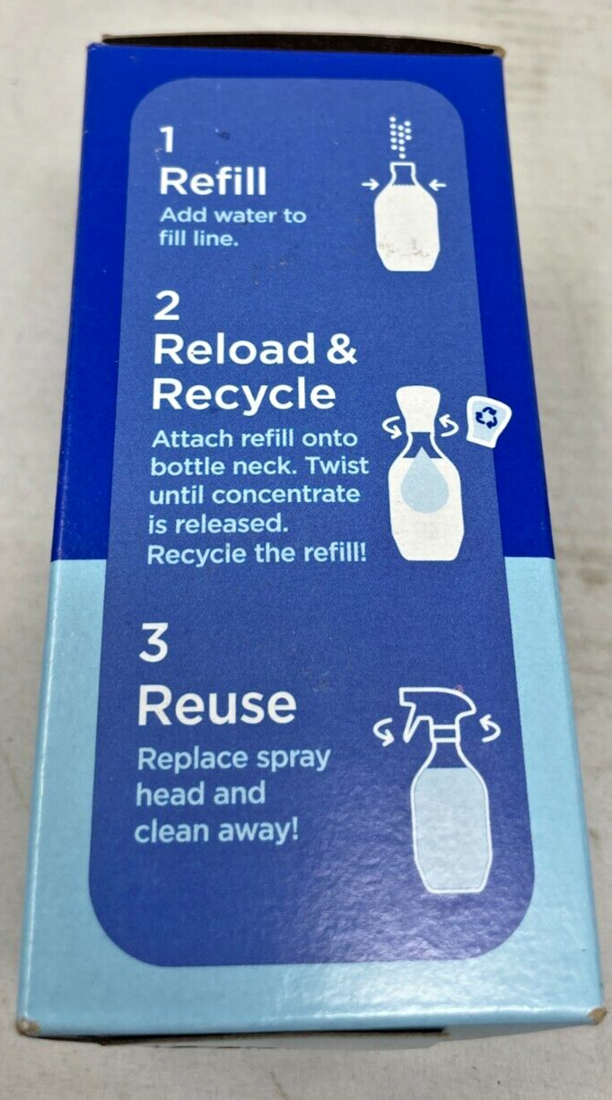 Lot of 4 Clorox Refillable Concentrate Spray Bathroom Foamer Refill 8 Total New