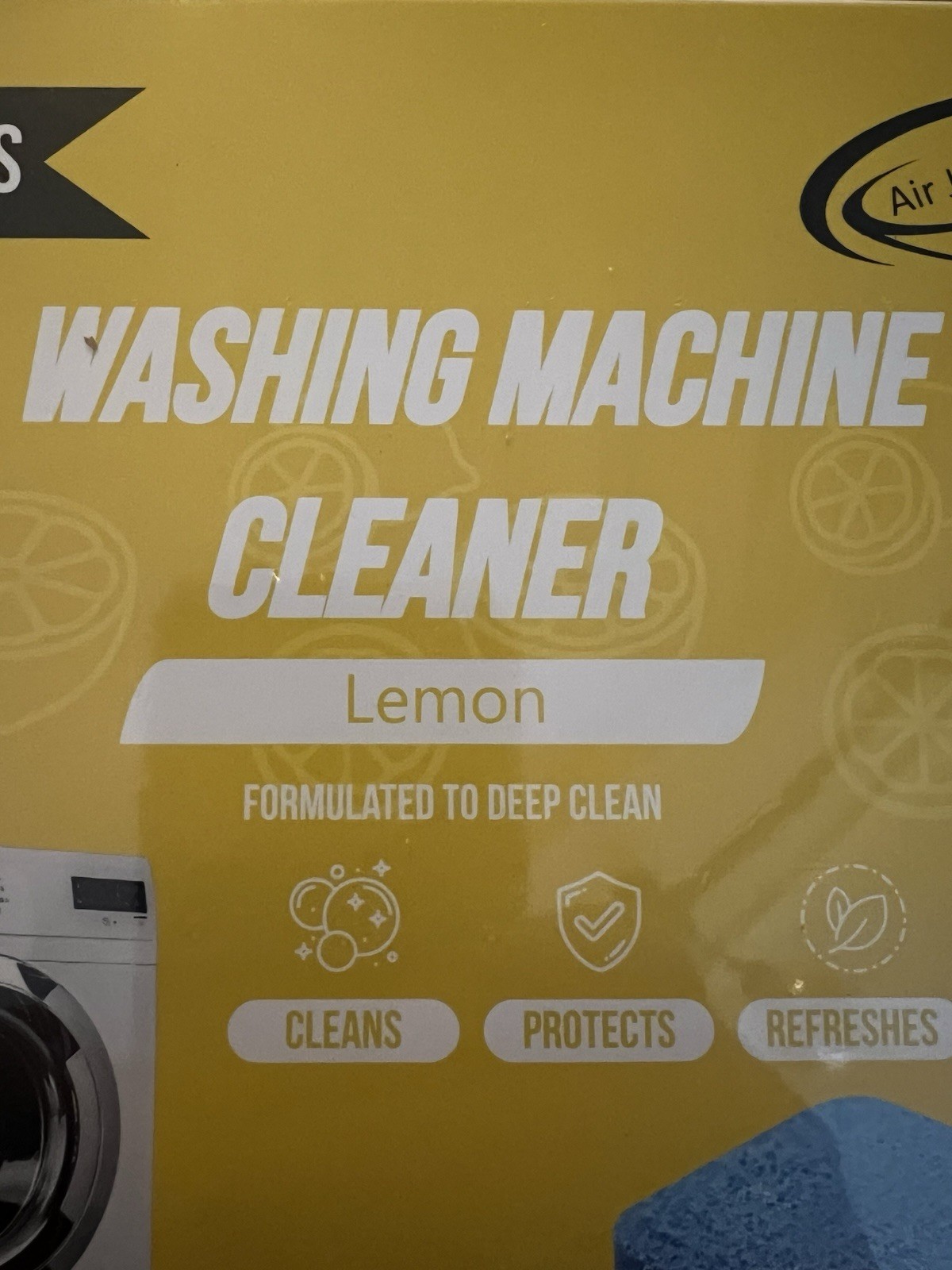 48ct Washing Machine Deep Clean Lemon Scented Tablets / New 2 Packs of 24 = 48ct
