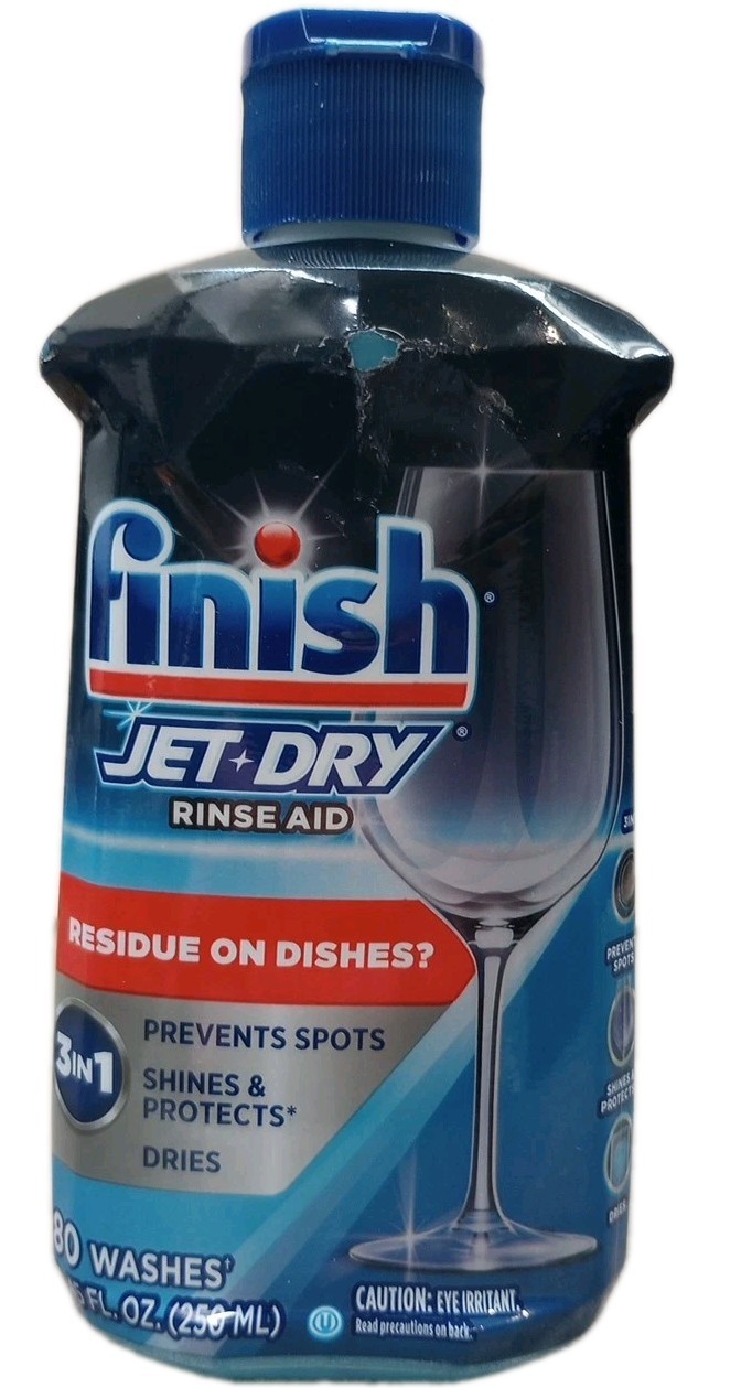 Finish Quantum Advanced Clean Dishwasher Pods, 2 x 14 Tabs + Rinse Aid 80 Washes