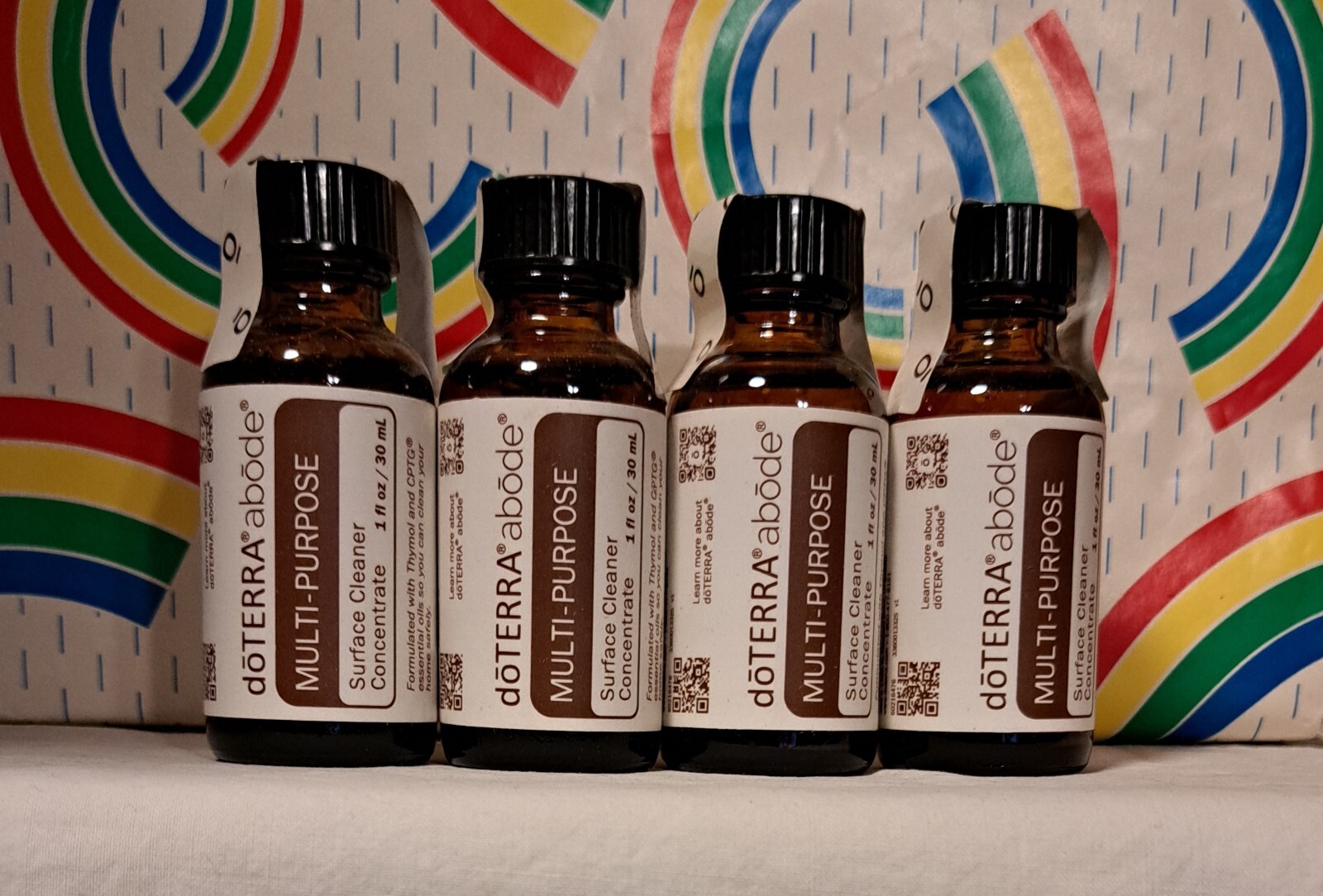 doTERRA 4 Bottles Abode Multi-purpose Surface Cleaner Concentrate LOT of 4