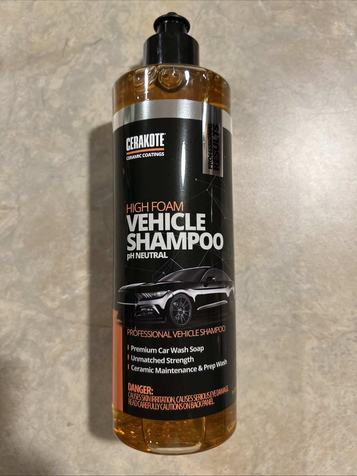 High Foam Car Shampoo – pH Neutral Soap for Foam Cannon & Hand Wash, 16 fl. oz.