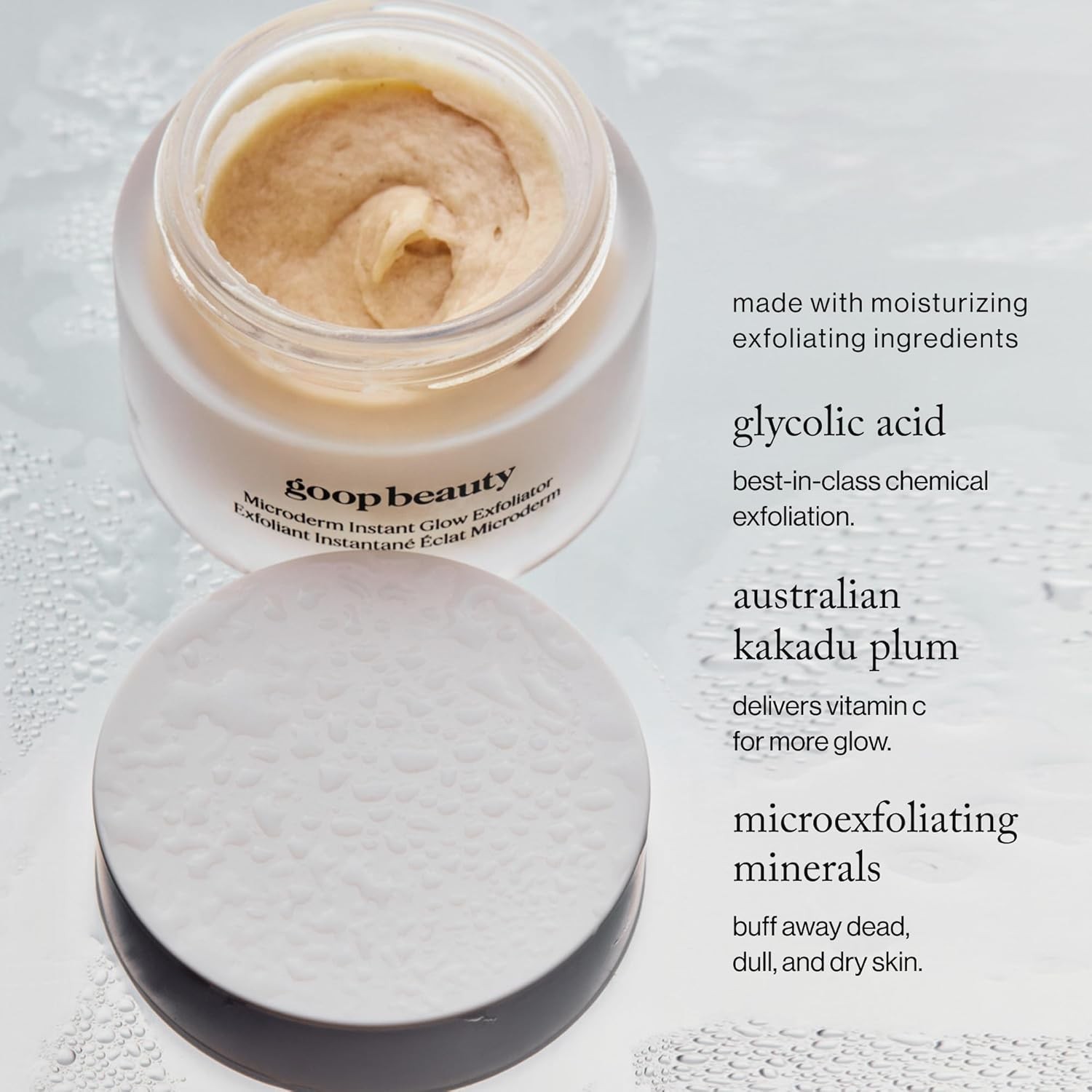 goop Beauty Microderm Exfoliator | Microdermabrasion Scrub to Smooth Textured