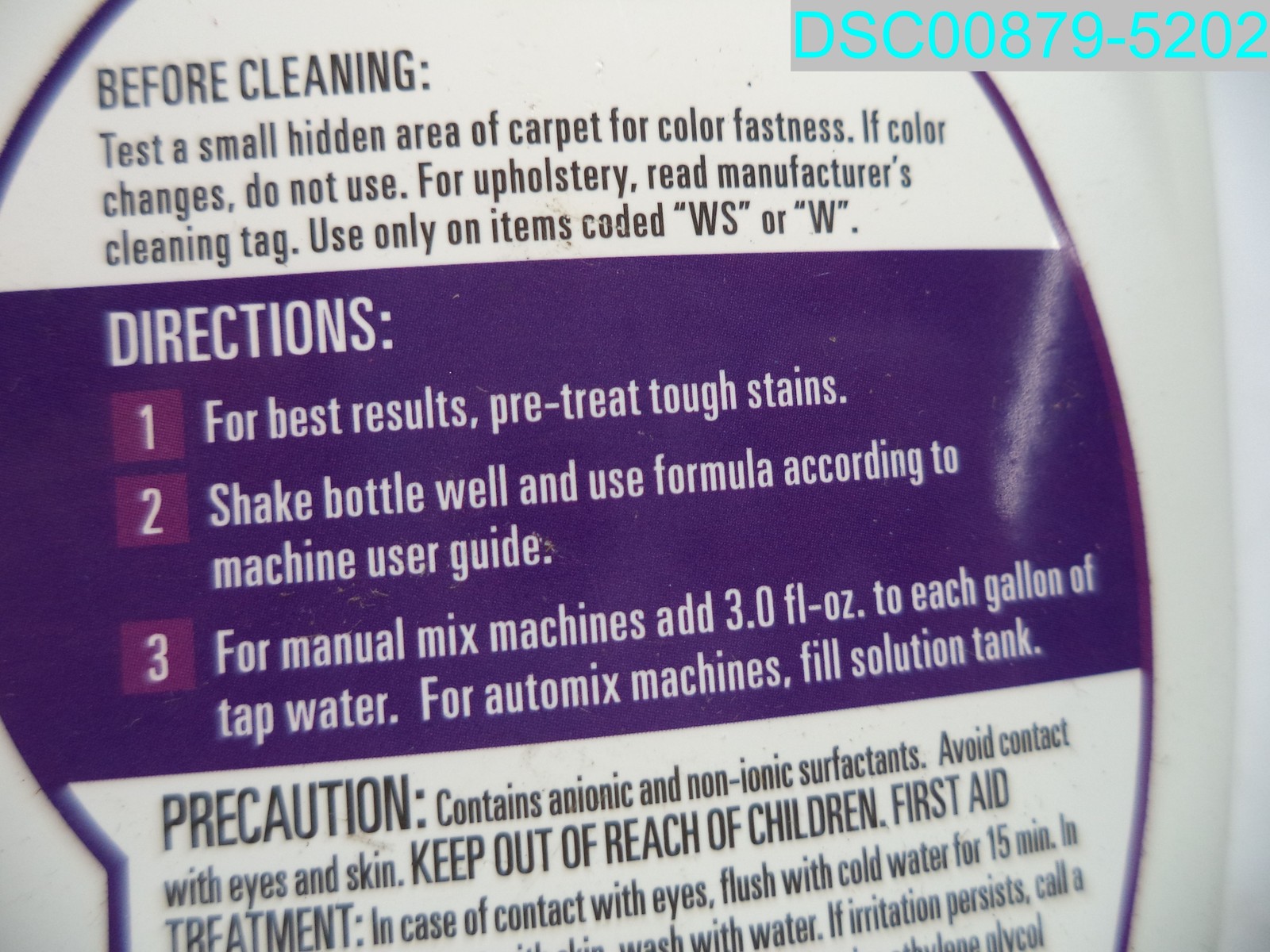 QTY=6 OZ: Hoover Paws and & Claws Spot Cleaner Carpet Cleaning Formula 310300AK