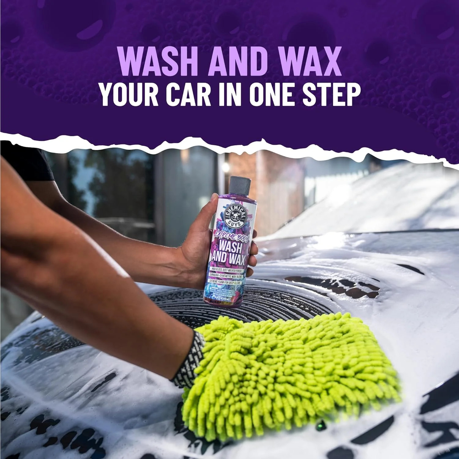 Car Wash Soap – Soap for Foam Cannons, Foam Guns or Bucket Washes for Cars, 16oz