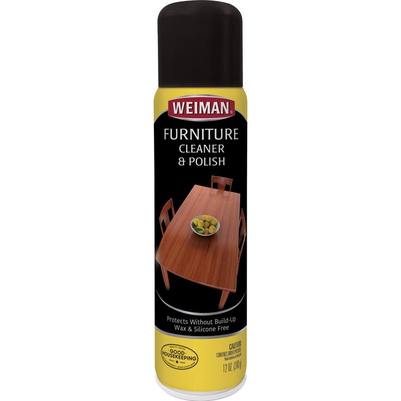 Weiman 6 Lemon Scent Furniture Polish Spray 12 oz. with UVX-15 (Pack of 6)