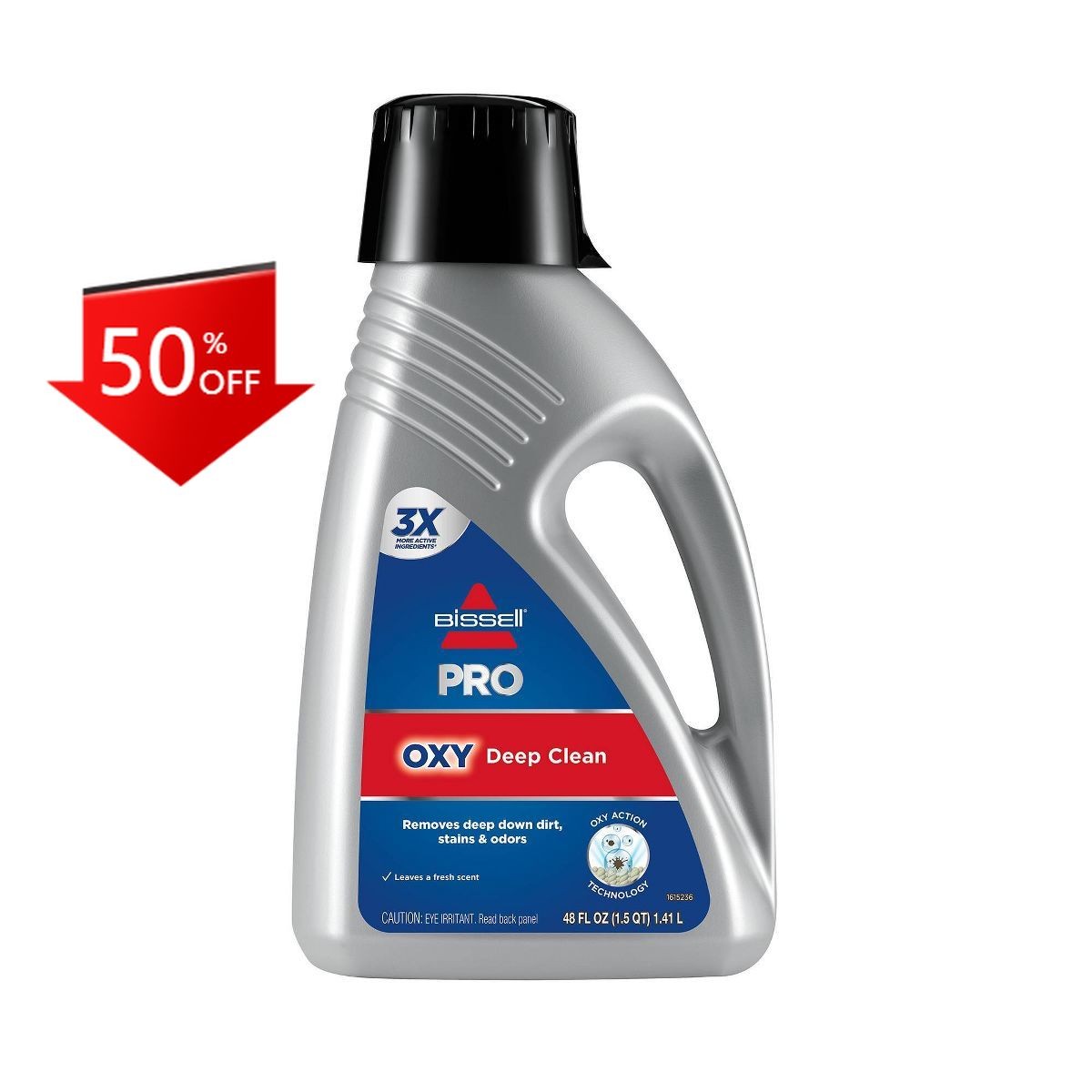 BISSELL Professional Deep Clean + Oxy 48oz. Upright Carpet Cleaner Formula -3156