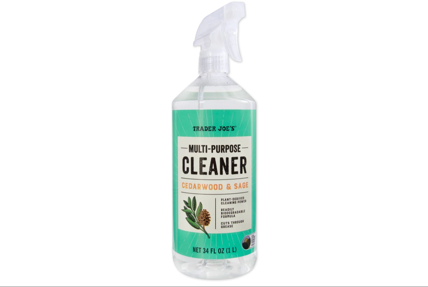 Multi-purpose Cleaner Cedar Wood & Sage Trader Joe’s 34 Fl Oz. ASIN