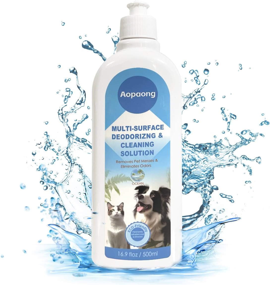 Multi-Surface Floor Cleaning Solution Ocean Scent, Household Floor Cleaner Ca…
