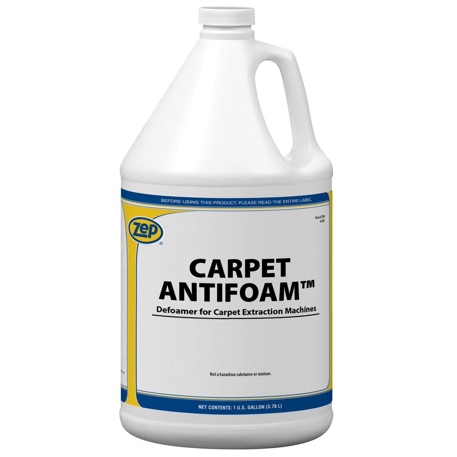 Zep Carpet Antifoam Defoamer for Carpet Extraction Machines – 1 Gal (Case of 4)