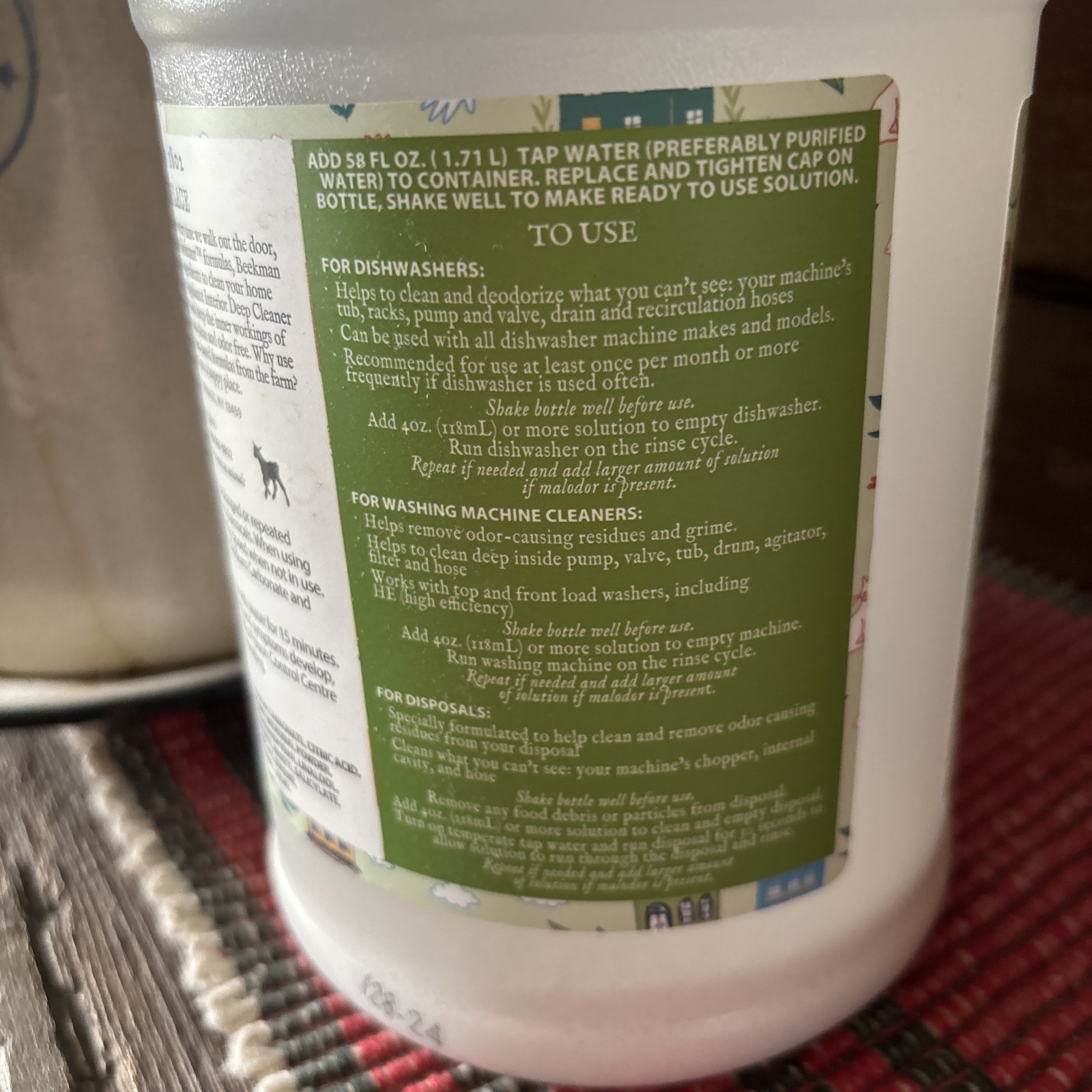 Beekman 1802 Happy Place Appliance Interior Deep Cleaner Powder Concentrate 6 oz
