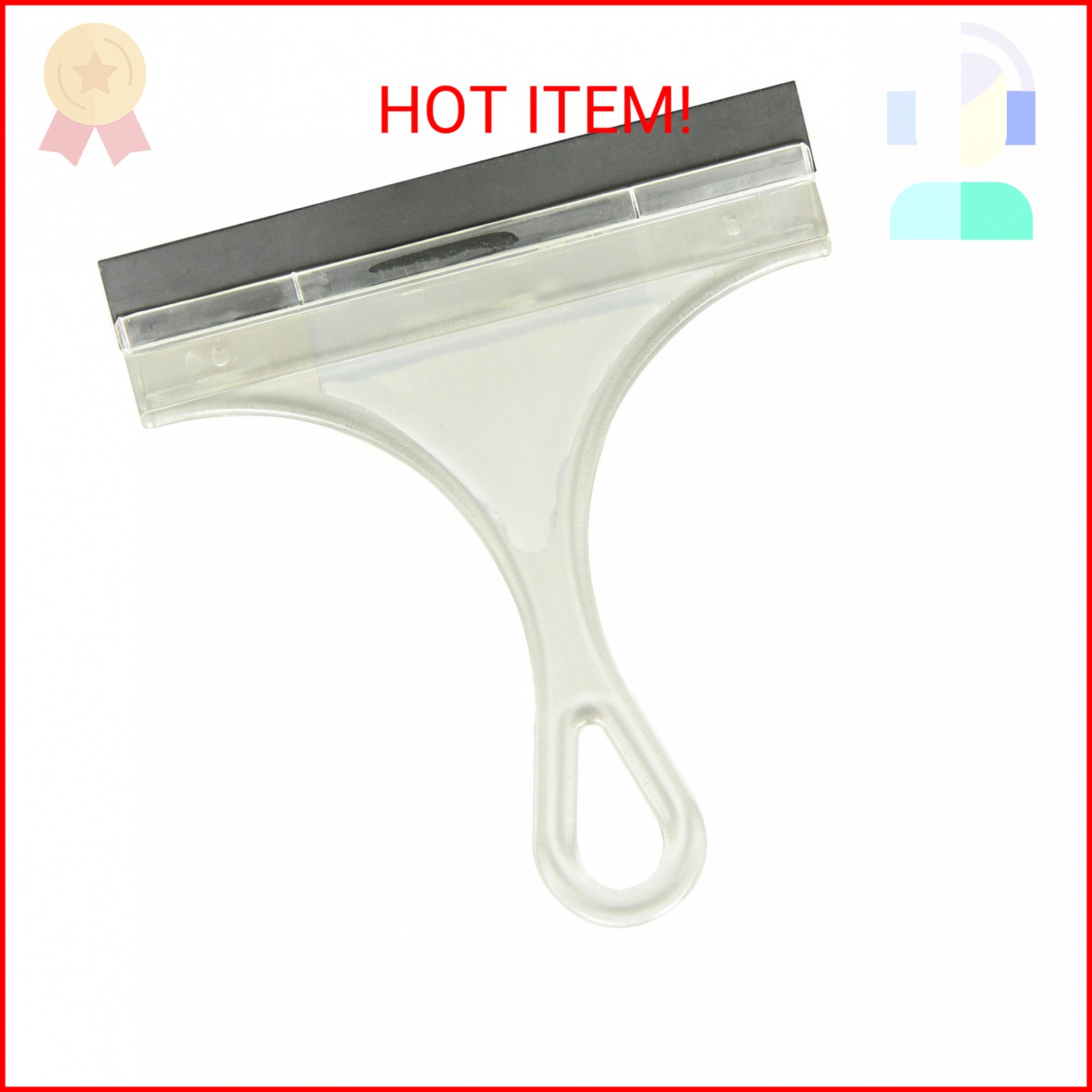 Ettore 17006 Acrylic Squeegee, 6-inch,Clear