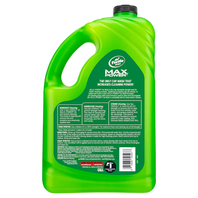Turtle Wax M.A.X. Power Car Wash 100 -fl oz Liquid Car Exterior Cleaner