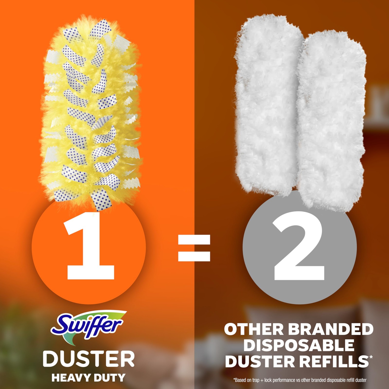 Duster Kit with 6 ft Super Extendable Handle, Heavy Duty Starter Kit with 8 Refi
