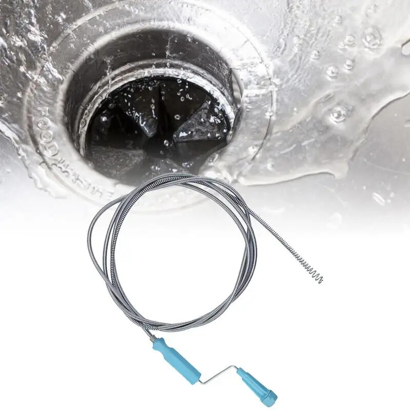 55/70/102inch Drain Snake Clog Removal Tool Toilet Dredge Flexible Drain Cleaner