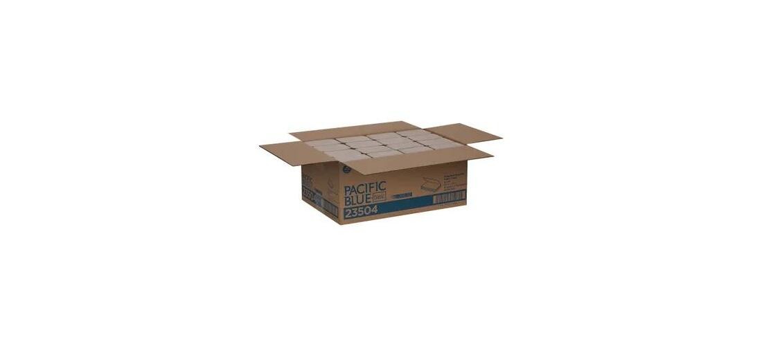 Brown S-Fold Recycled 3rd Party Paper Towel – pack of 16