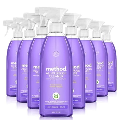 All-Purpose Cleaner Spray, French Lavender Scent, 28 Fl Oz, Pack of 8 – Multi-Su