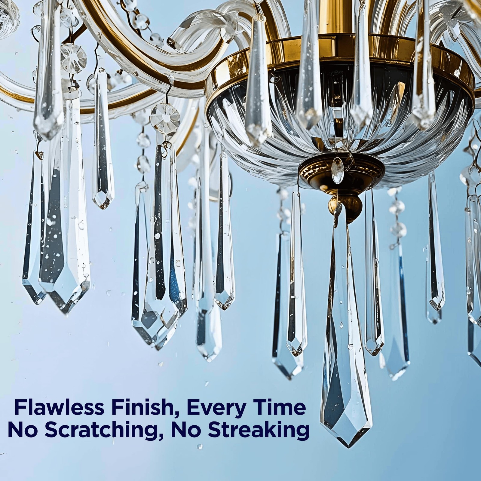 Sparkle Plenty Chandelier Cleaner Drip Dry Spray No Wipe – Dust Remover & Str…