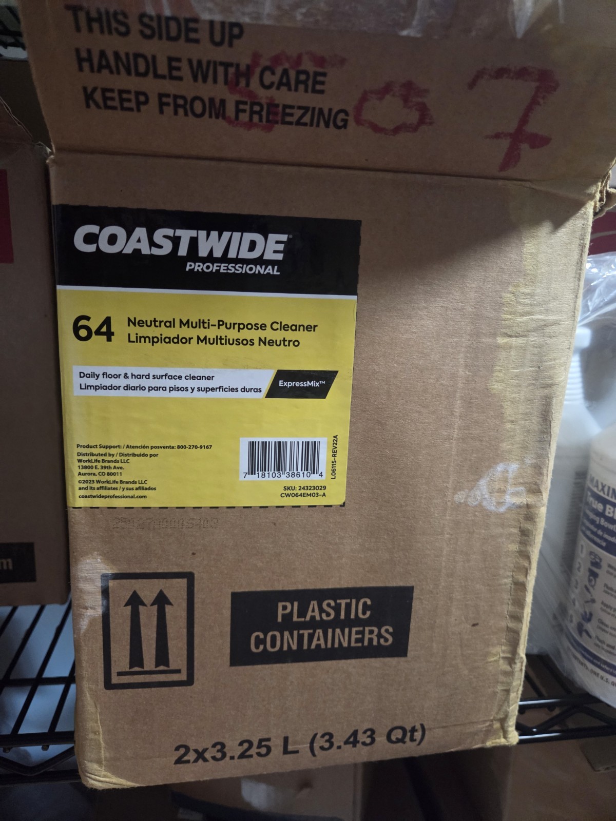 COASTWIDE (2 Pack) All Purpose Neutral Cleaner 6.5L Yellow