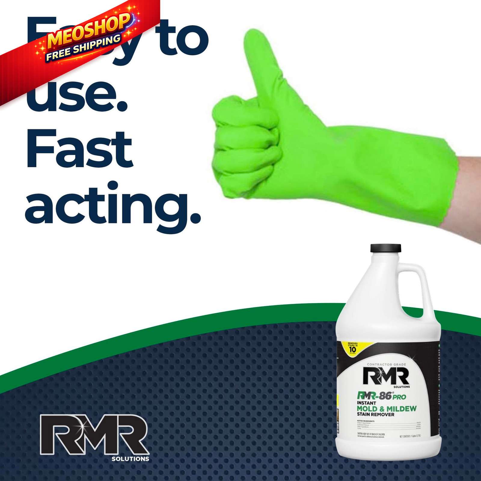 RMR-86 Pro Contractor Grade Mold Stain & 128 Fl Oz (Pack of 1), Pale Yellow