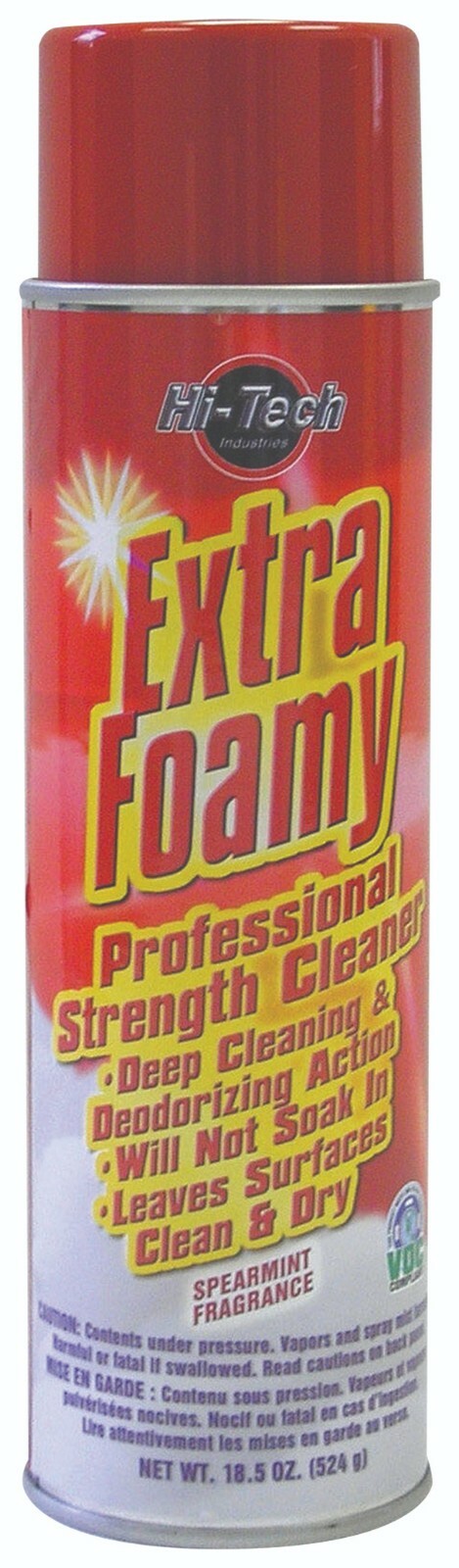 EXTRA FOAMY HEAVY TRAFFIC FOAM CARPET VINYL CLOTH LEATHER MULTI CLEANER SPRAY